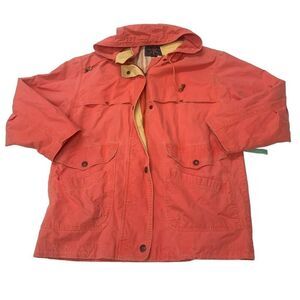 Vintage Coral Parka Jacket
